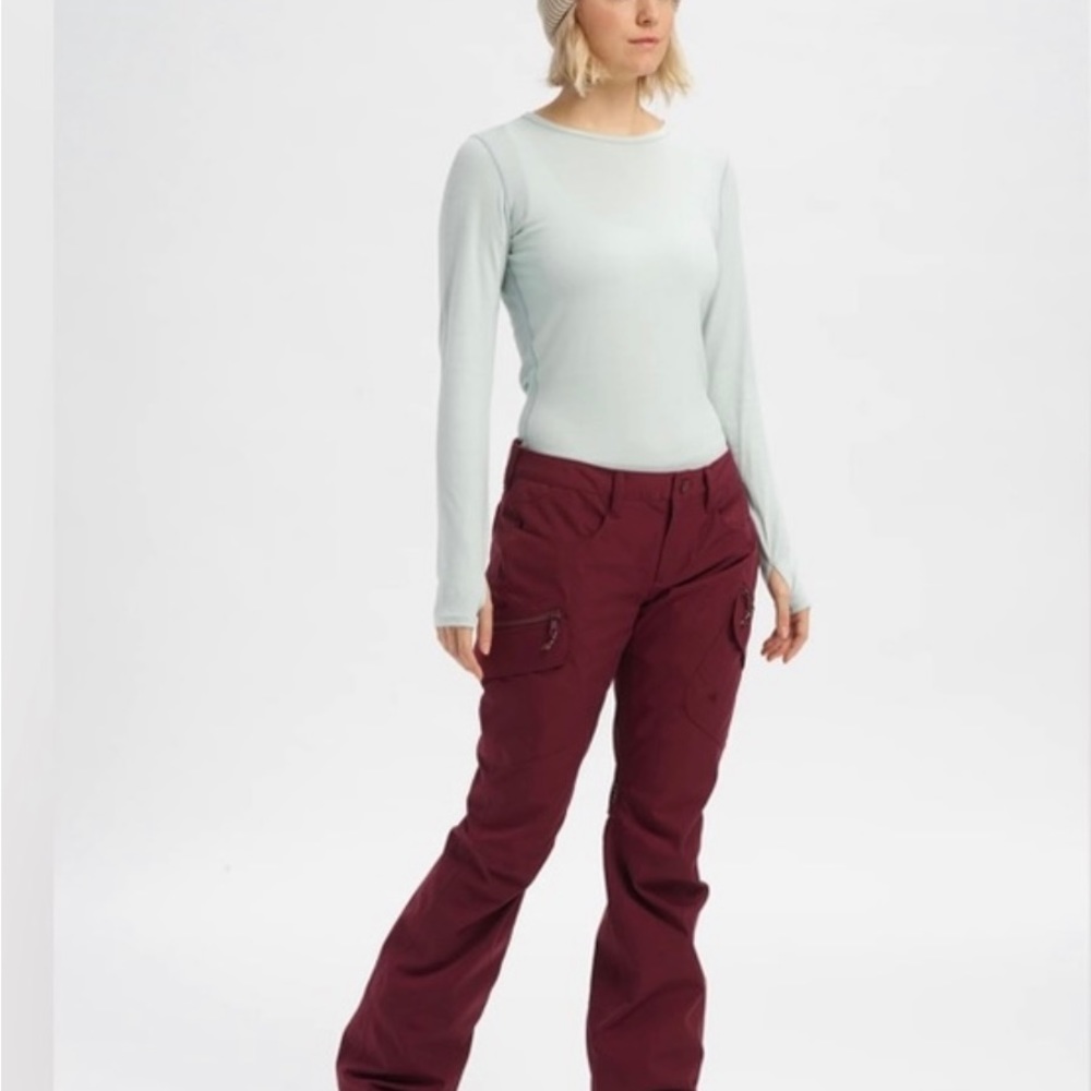 Burton Gloria Snowboard Insulates Pant - Burgundy